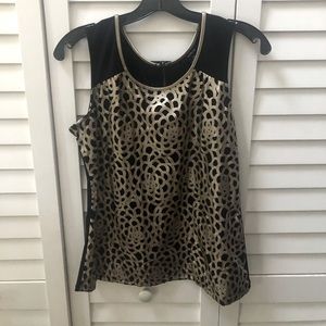 Alfani•M•Gold Sleeveless Top